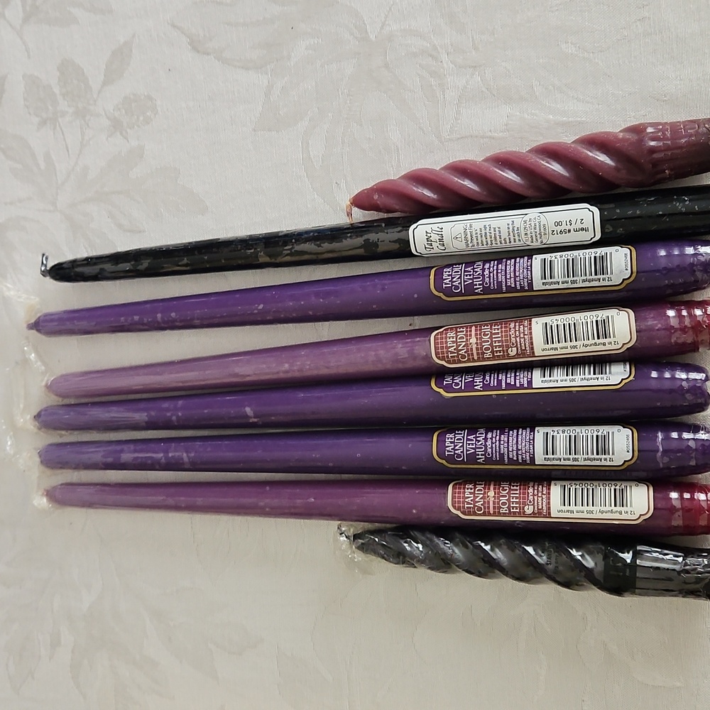 Candle-Lite 12” Taper 6 Candles. New